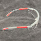 ERB Iworx 15524 Safety Glasses Red Gray Clear Lens Z87.1 Plus