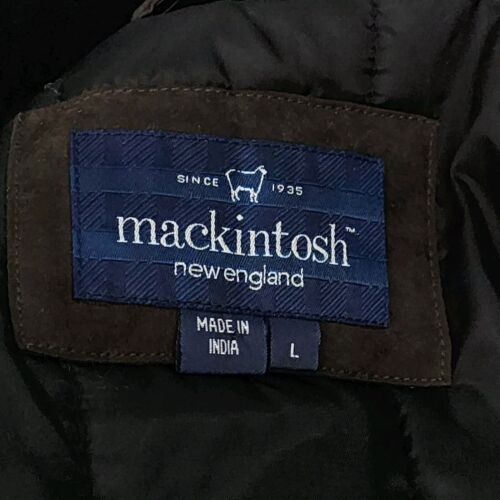 Mackintosh Brown Hooded Winter Coat Long Sleeve Parka Removeable Hood Vintage