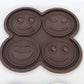 Emoji Ice Cream Sandwich Maker Mold 15162 Chocolate Cookie Press Smiley Face NWT