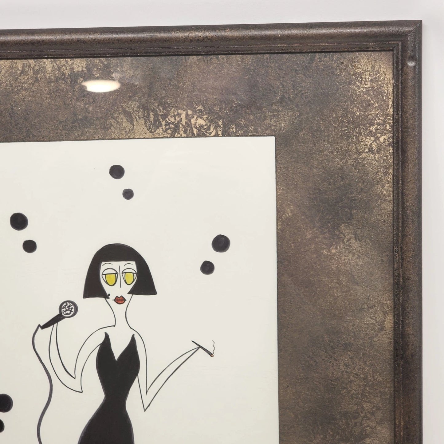 Heart People Stylized Illustration by Devon an Original Artwork Piece Framed