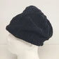 Black Knit Beanie Winter Hat One Size Unisex 100% Acrylic Watch Cap Minimalist