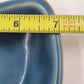 Rookwood Teal Trinket Dish Ashtray Art Pottery Abstract Shaped Glossy 7" x 7.5"