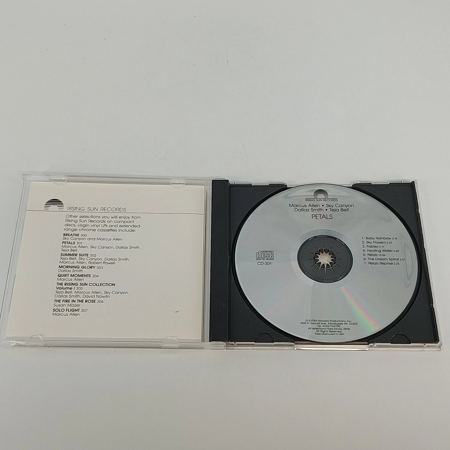 Marcus Allen Sky Canyon Dallas Smith Teja Bell Petals CD New Age USA