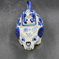 Vintage Blue & White Porcelain Elephant Teapot with Lid – Small Asian-Style Ceramic Tea Pot, Hand-Painted Floral Design