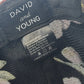 David and Young Baseball Cap Black Pink Floral Velour Soft Velvet Hat China