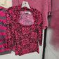 5 Tops Sweaters Ladies Women Pink Red White Medium Kathy Lee Heidi Worthington