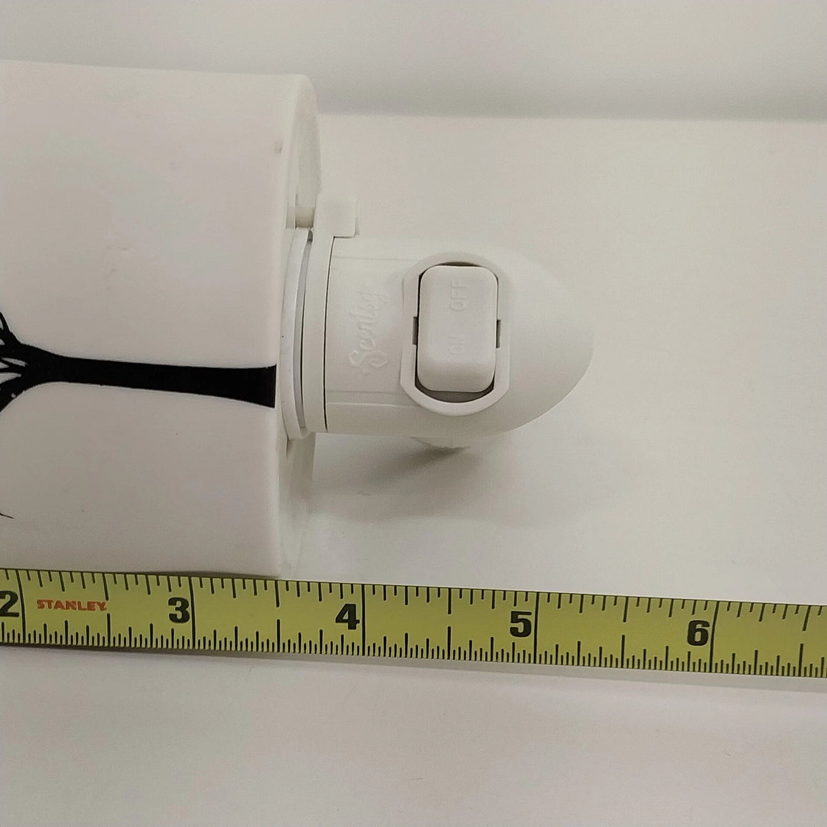 Scentsy Tilia Mini Warmer White Black Tree Silhouette Plug In Nightlight Tested