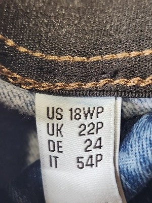 Denim & Co Women’s 18WP Jeans Canyon Retreat Dark Wash Stretch Denim Pants