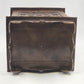 Vintage Faux Carved Wood Plastic Waste Basket Trash Can 14.75" MCM