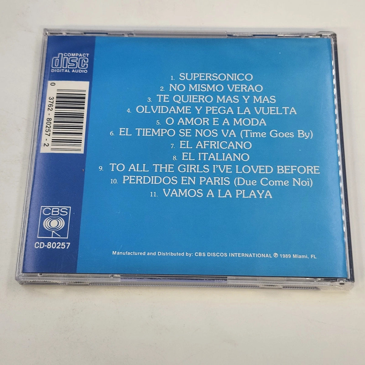Ray Conniff Supersónico CD CBS CD-80257 Latin Easy Listening Instrumental 1989