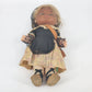 Spanish Catalonia Souvenir Doll Traditional Mantilla Lace Senyera Sash 13" Vtg