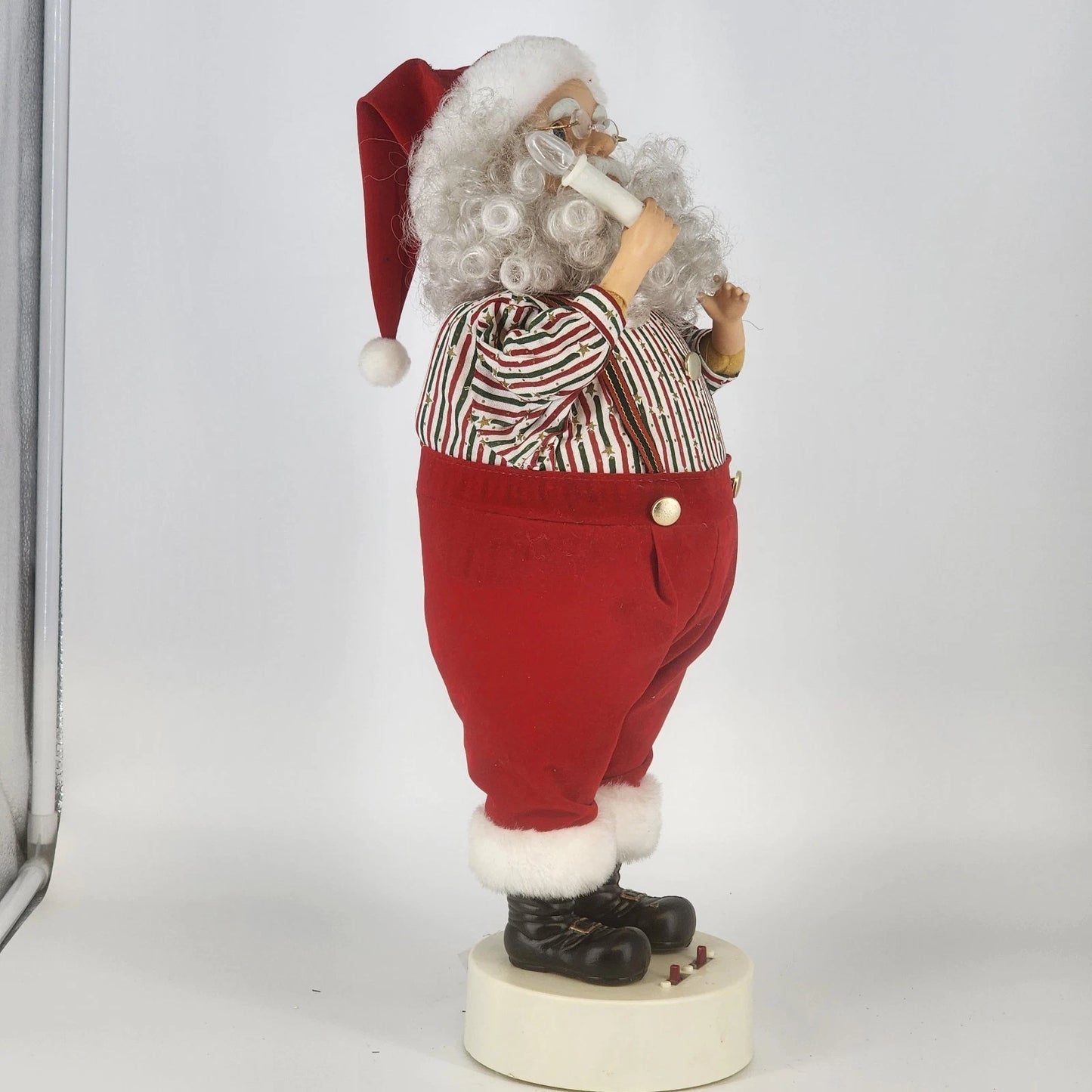 Motion-ettes Christmas Santa Claus 18" Animated Moving Lighted No Music 1996 Vtg