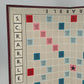 Scrabble Game Board Only 1948 Light Maroon Back Replacement Board 14" USA Vtg