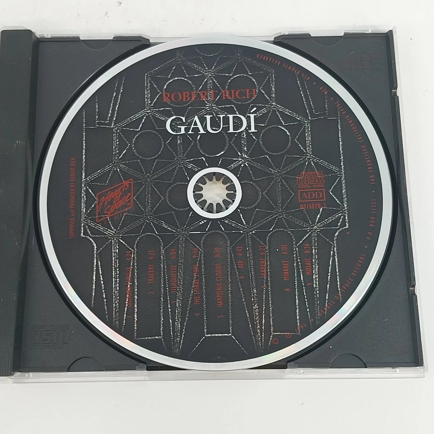 Robert Rich Gaudí CD Ambient Electronic New Age Hearts of Space New Age USA