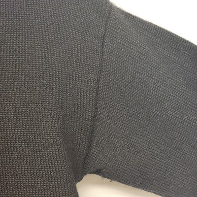 Susan Bristol Black Wool Sweater Hand Embroidered Size 34 1990s