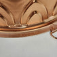 Copper Tone Jello Gelatin Ring Mold 3.5 Cup Geometric Wall Hanging 8.5" Vintage