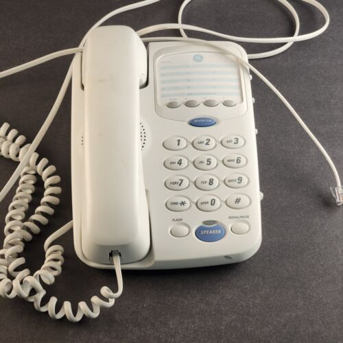 General Electric Corded Phone With Memory Dial & Speaker Phone Not Tested As Is