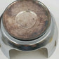 Brown Enamel Fondue Pot with Wood Handles Stand Burner and Forks Japan Vintage