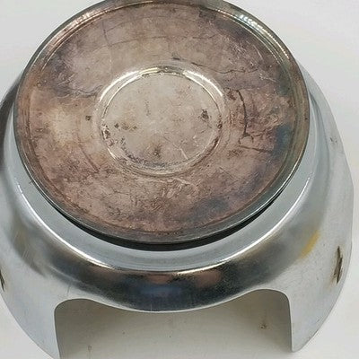 Brown Enamel Fondue Pot with Wood Handles Stand Burner and Forks Japan Vintage