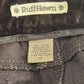 Ruff Hewn Brown Pants Womens Size 10 Cotton Faux Suede Feel Straight Leg Classic