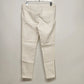 Mossimo White Stretch Denim Jeans Women's 10 Zipper Taper Leg Convertible Chic