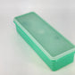 Tupperware 892 3 Jadeite Green Celery Keeper Container Vintage