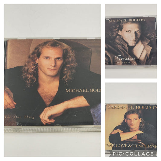 Michael Bolton Lot Of 3 CD Album-The One Thing/Time Love & Tenderness/Timeless