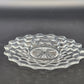 Fostoria American Glass Salad Plate 7.75 Inch Starburst Pattern