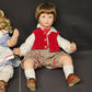 Jack and Jill Porcelain Dolls by Susan Wakeen Danbury Mint Hand Painted Vintage