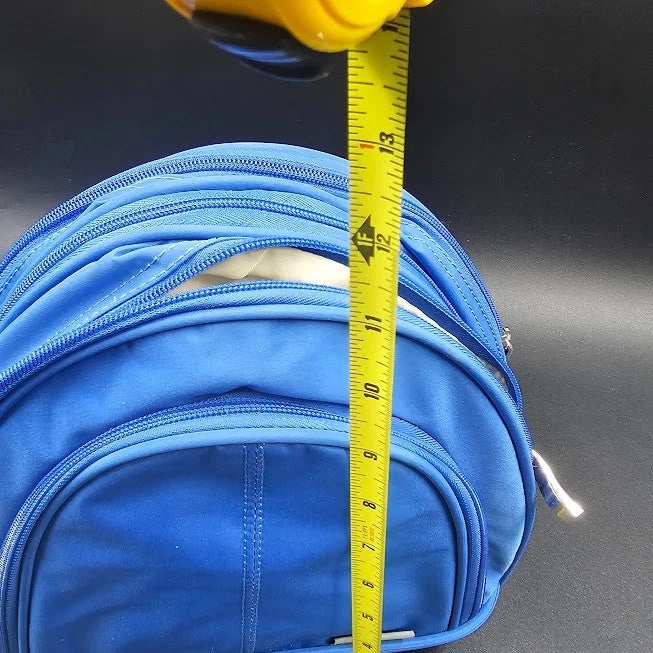 Ricardo Beverly Hills Blue Expanding Duffle Bag Travel Shoulder Tote Foldable