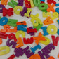 104 Magnetic Letters & Numbers Educational Learning Set w Storage Tub Multicolor
