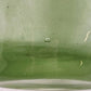 Large Green Hurricane Blown Glass Vase Bowl Candle Holder 7¼" Diameter x 10"