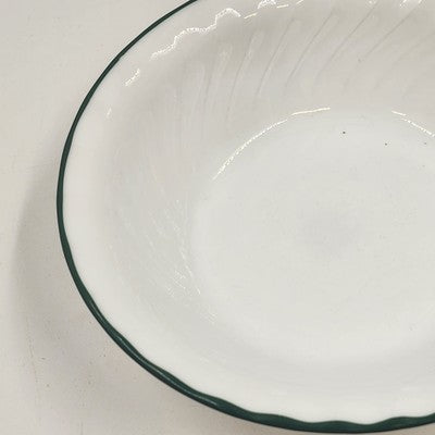 Corelle Callaway Green Ivy Soup Cereal Bowl Swirl Edge 7.25"