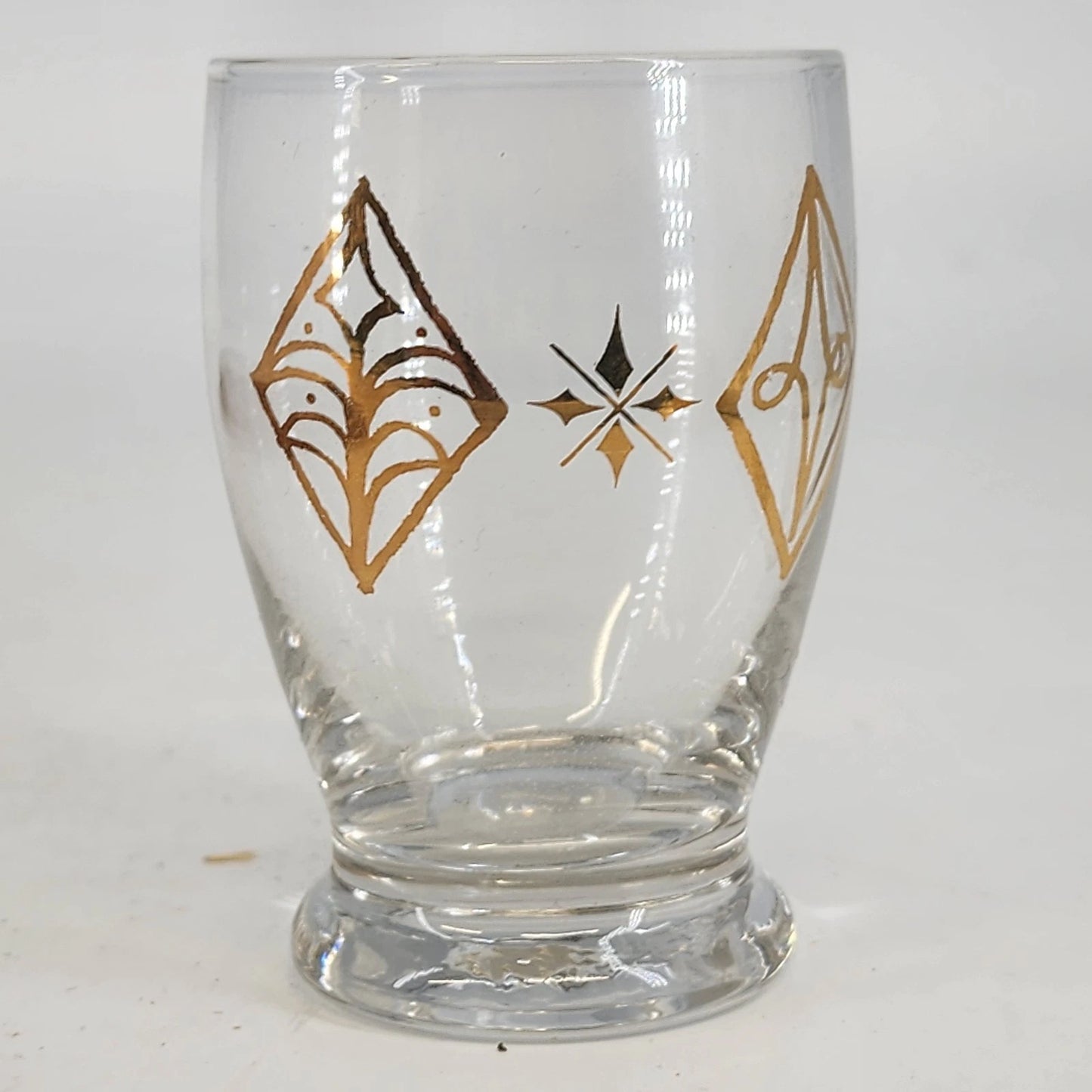 Floor 9 Whiskey Tasting Flight Set Wood Tray 4 Glasses Gold Rim Barware