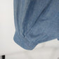 Lizsport Denim Shirt L Pearl Snap Long Sleeve 100% Cotton Blue