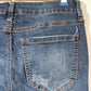 Mudd Skinny Stretch Dark Wash Distressed Jeans Womens Size 5