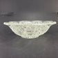Imperial Glass Clear Bowl Antique Hobstar Criss-Cross Sawtooth Edge 10" 1909