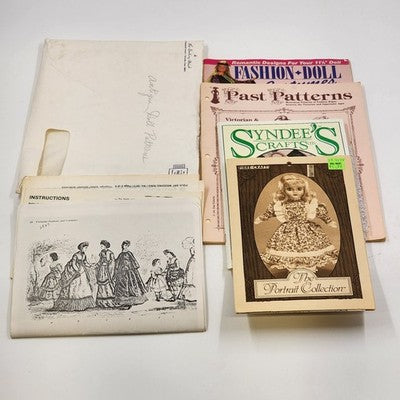 Doll Clothing Pattern Lot Magazines Books for Fashion Celebrity Vintage Ephemera
