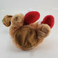 Animated Christmas Plush Dog 2010 Sings “I Feel Good” Sound Light Moving Ears