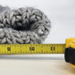 Chunky Knitted Beanie Hat Cool Grey Handcrafted Style Winter Watch Cap Unisex
