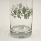 3 Corelle Callaway Green Ivy 6oz Glassware Juice Corning 4" USA