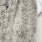 Sherpa Infinity Scarf Gray Plush Winter Neck Cowl 33"x8" Faux Fur Warm Loop Wrap