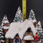 Thomas Kinkade Country Christmas Homecoming Cottage Lighted