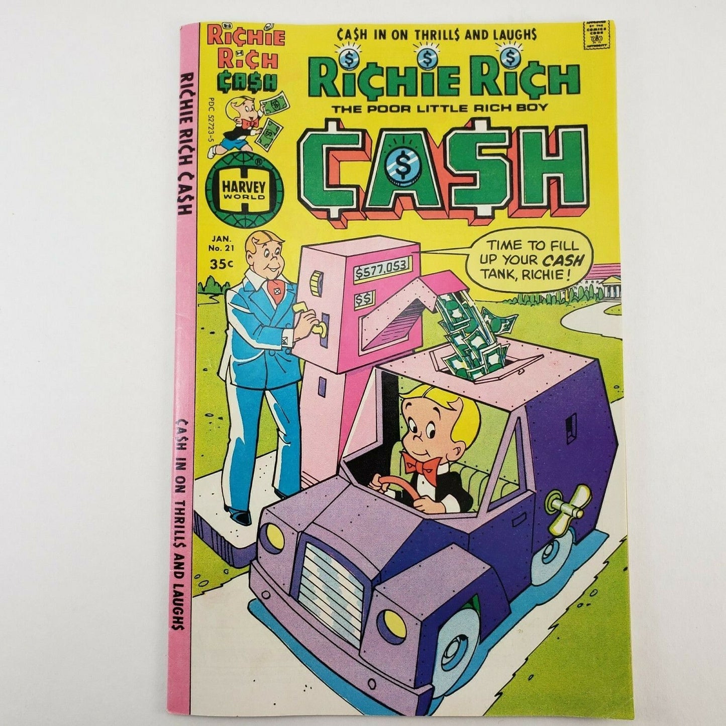 3 Richie Rich Cash Comic Books of the Archie Series Jan May July 1978 VG+