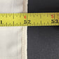White Rectangle Tablecloth with Windowpane Checkered Striped Pattern 52"x70"