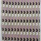 Symphony Scarfs 20" Square Scarf Brown Curved Pattern Polyester Vintage Italy
