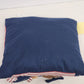 Sonoma Patriotic Santa Uncle Sam Puppies Quilt Block Pillow 15.5" Red White Blue