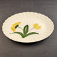 Southern Potteries Blue Ridge Pattern Yellow Flower Hand Paint 12"Oval Platter