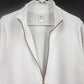 Skechers Go Walk Everywhere Women's Large White Full Zip Jacket 27" Mock Neck