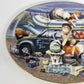 Franklin Mint Kitty Car Troubles Bryan Moon Porcelain Plate Limited Edition COA
